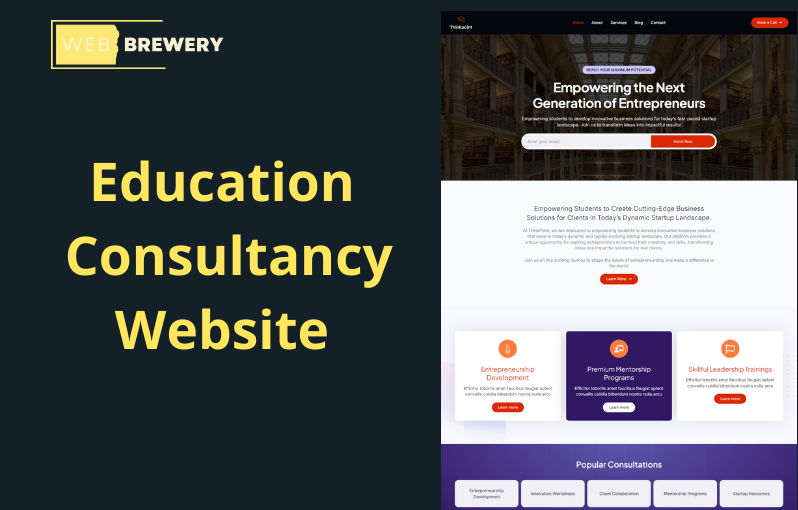 Education Consultancy website