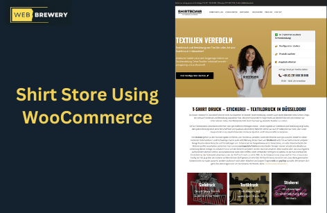 Shirt Store Using WooCommerce